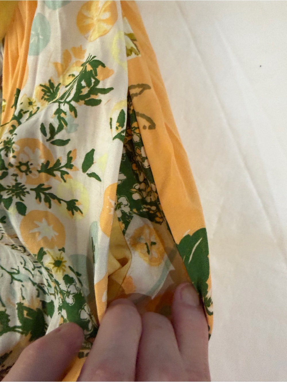FREE PEOPLE Sasha Dress Maxi Lemon Combo L - Picture 8 of 16
